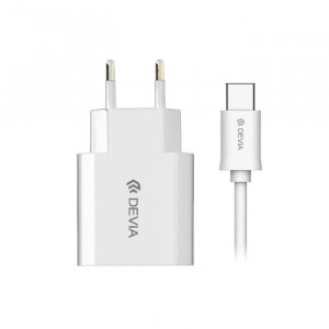 Зарядно Micro USB 220V 2.1 A White