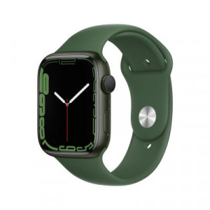 Apple Watch Series 7 GPS 45mm Green Aluminium Case with Clover Sport Band Green